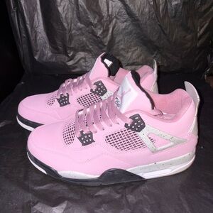 Jordan Pink and White Women's Sneakers